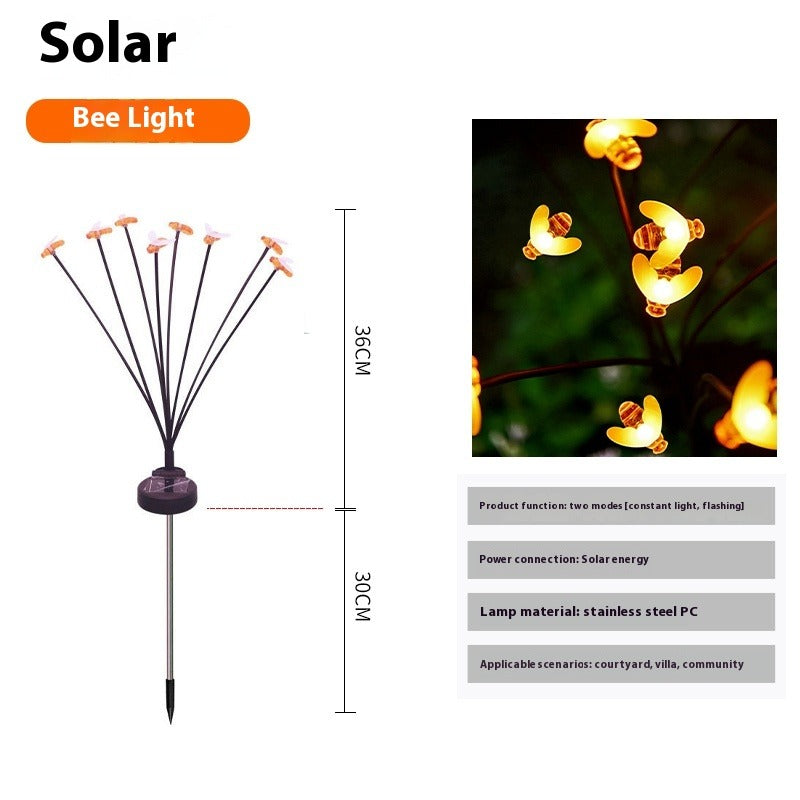 Solar Firefly Outdoor Garden Lamp