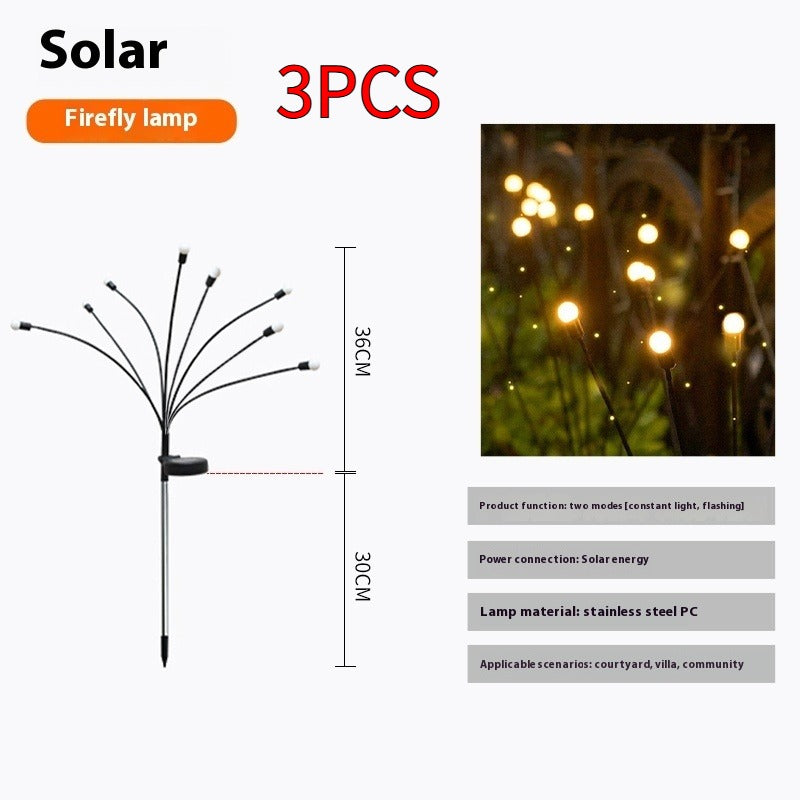 Solar Firefly Outdoor Garden Lamp