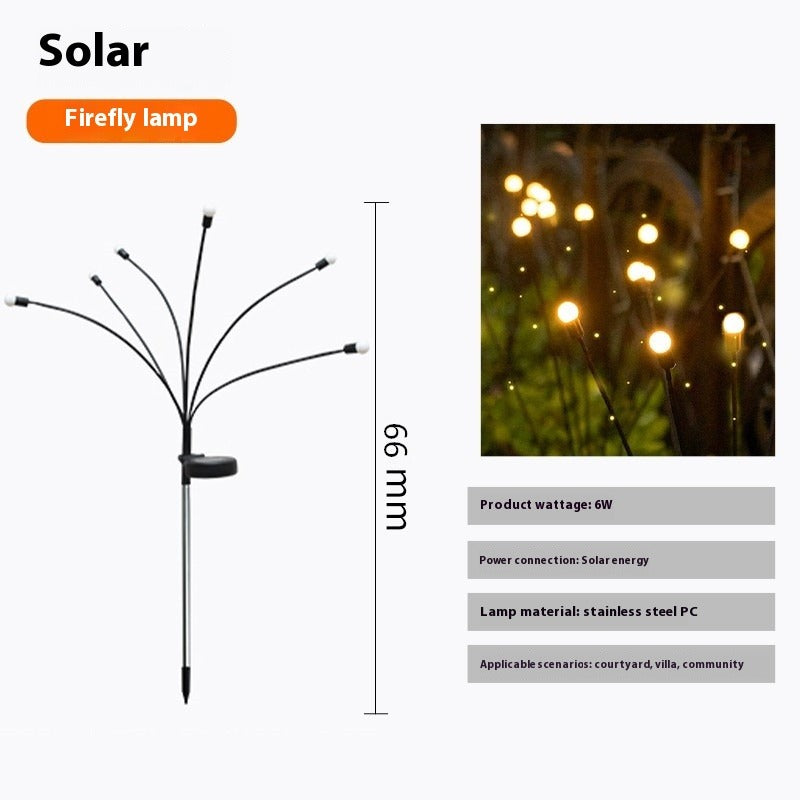Solar Firefly Outdoor Garden Lamp