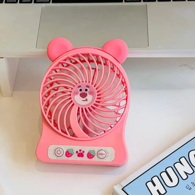 Mini Rechargeable USB Desk Fan for Dorms and Offices