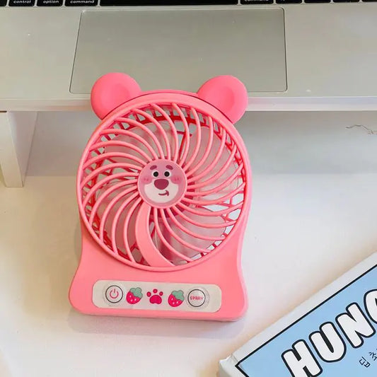 Mini Rechargeable USB Desk Fan for Dorms and Offices
