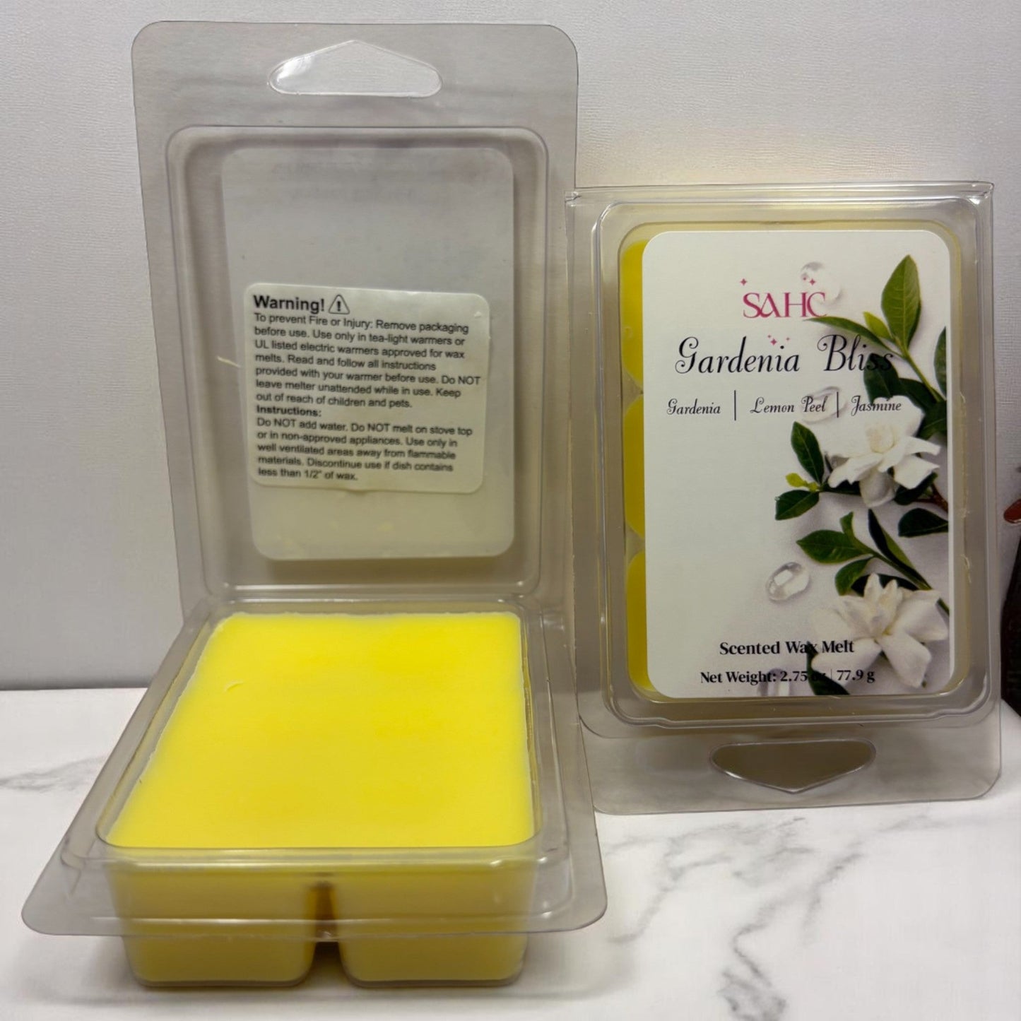 Gardenia and Jasmine Scented Wax Melt
