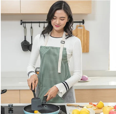 Thick Kitchen Apron - Korean Style Adult Workwear