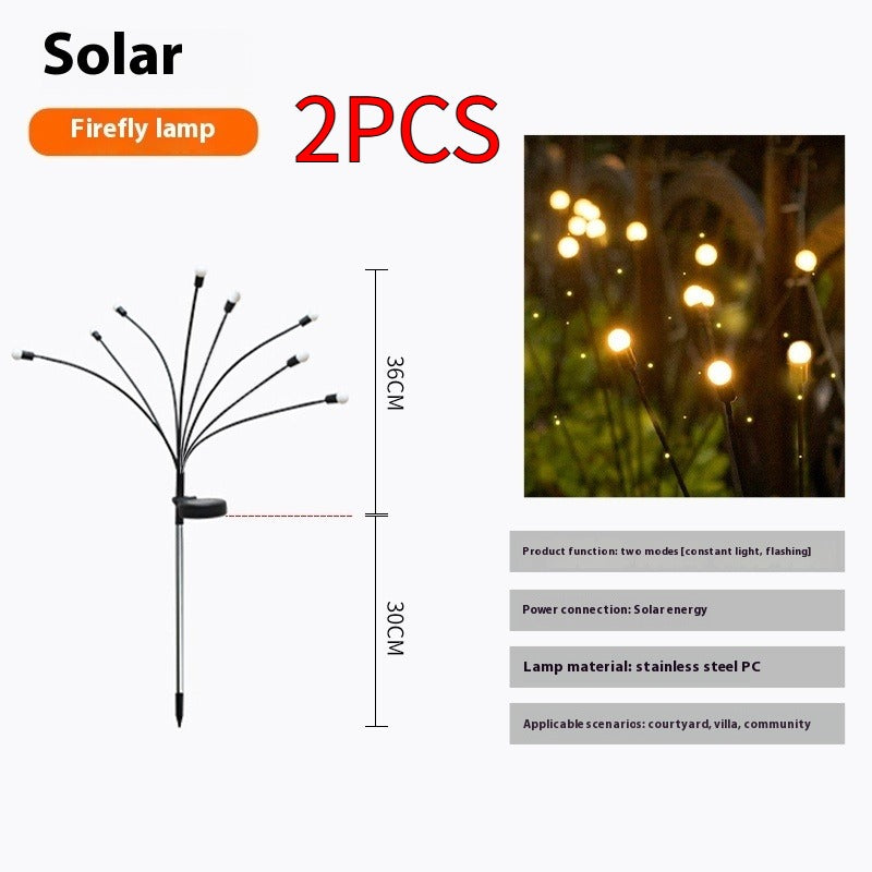 Solar Firefly Outdoor Garden Lamp